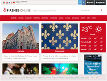 Tablet Screenshot of firenze-online.com